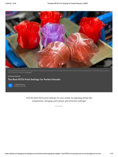 anycubic petg settings|The Best PETG Print Settings for Perfect Results .